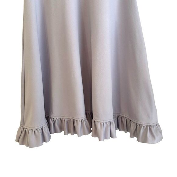 Puma X Fenty by Rihanna Ruffled Swing Hem Polo Dress, Lavender Size XS - Picture 5 of 9